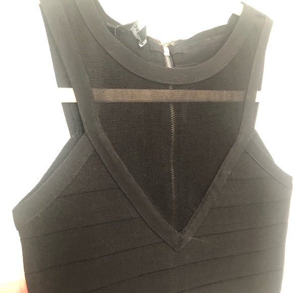 NWT Bebe Midriff Bodycon Top - Picture 3 of 4
